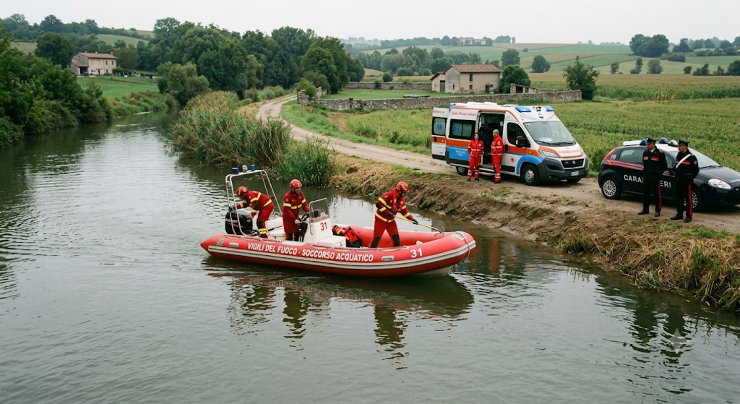 Dal territorio - Donna morta nel canale