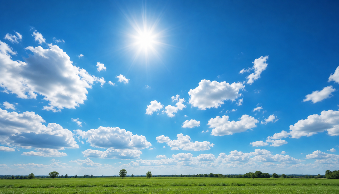 Sole tra le nuvole
