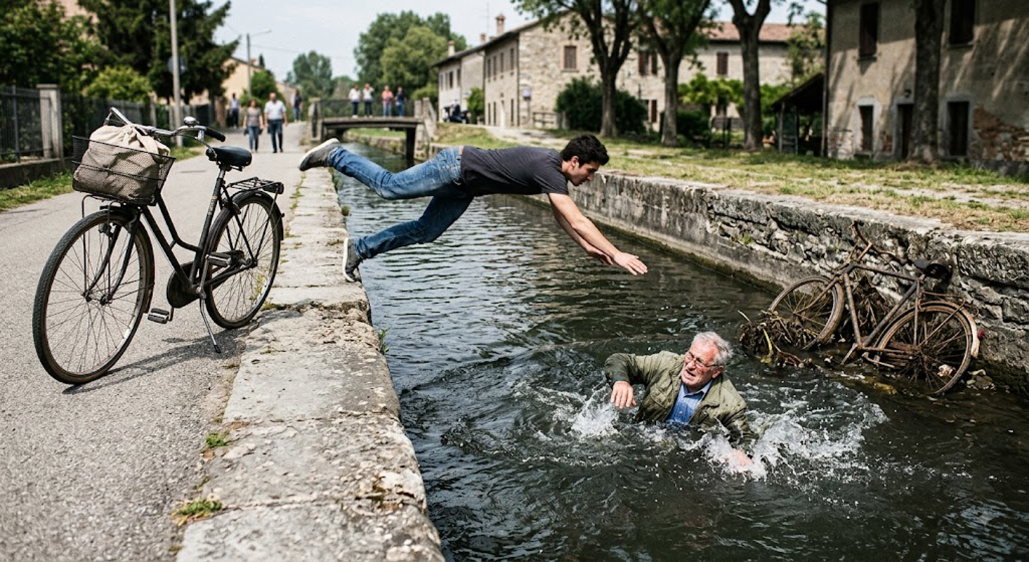 Dal territorio - Salva un uomo dall'annegamento
