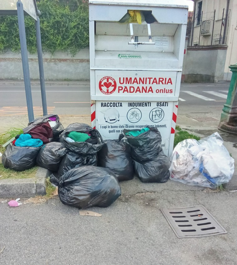 Vailate - Degrado al piazzale Moro