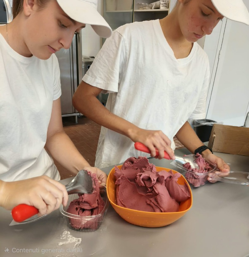 Pandino - Alla Casearia si fa il gelato
