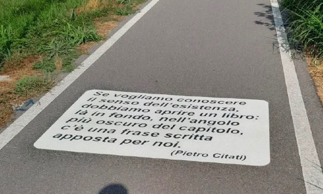 Offanengo - Ciclabile da leggere