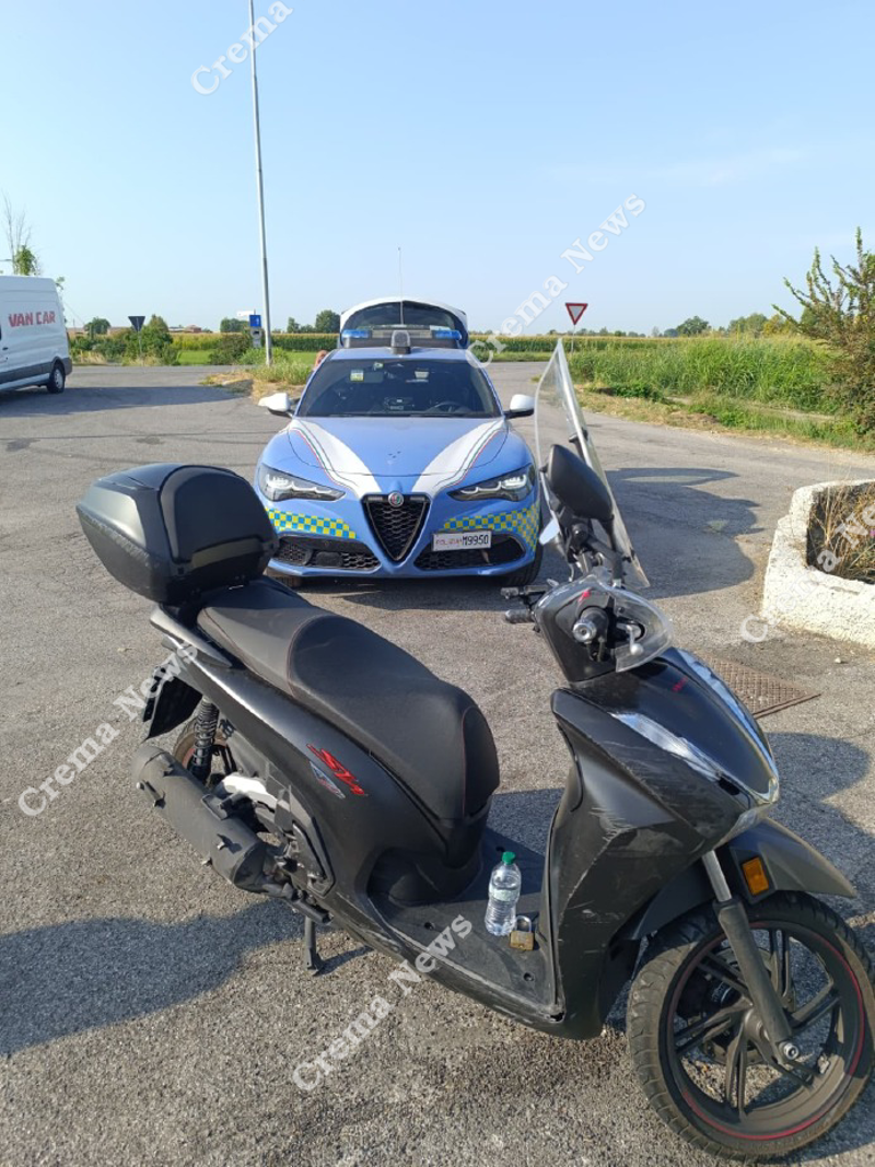 Campagnola - Scooter contro autocarro