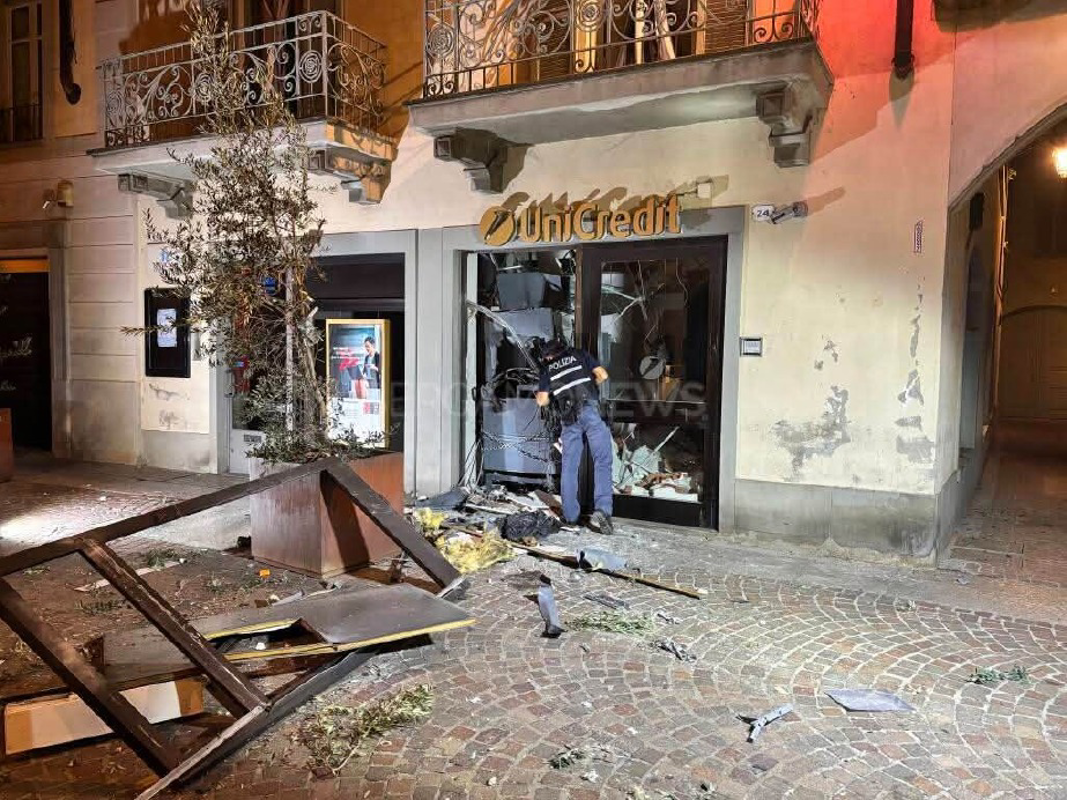 Dal territorio - Bancomat fatto saltare