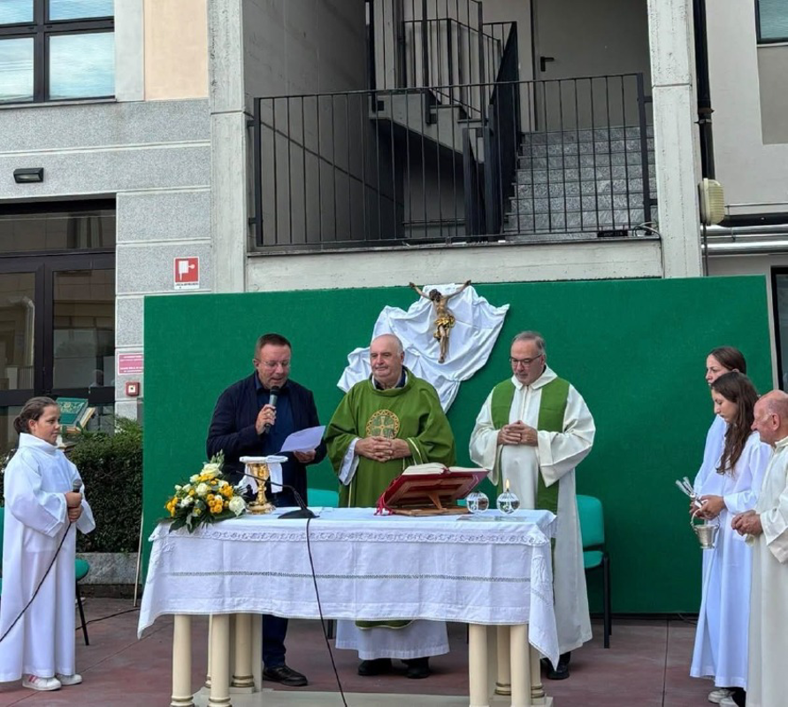 Vailate - Al Caimi il saluto a don Natalino Tibaldini