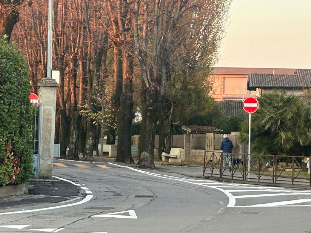 Madignano - Dopo via Colombo, viale Rimembranze