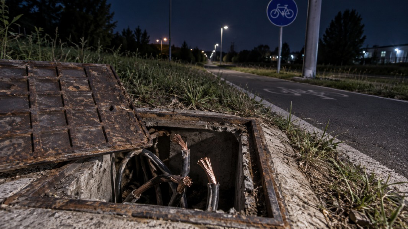 Dal territorio - Rubati quasi due chilometri di cavi di rame